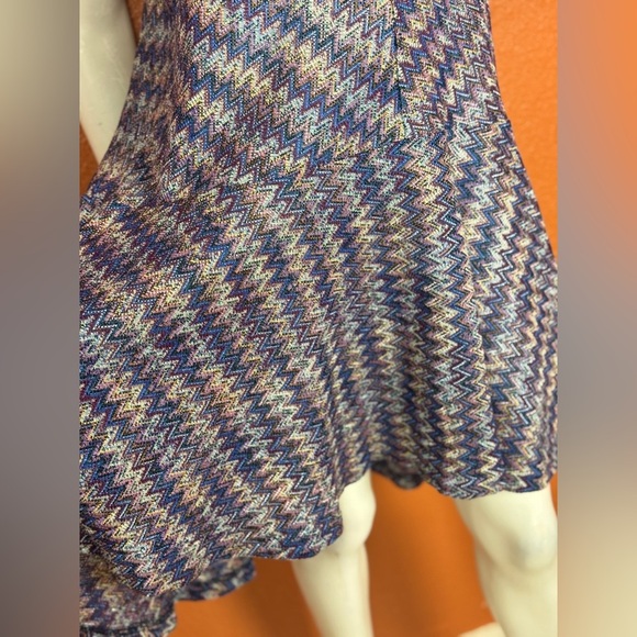 Maeve Multicolor Chevron Knit Top Size Medium - Picture 14 of 17